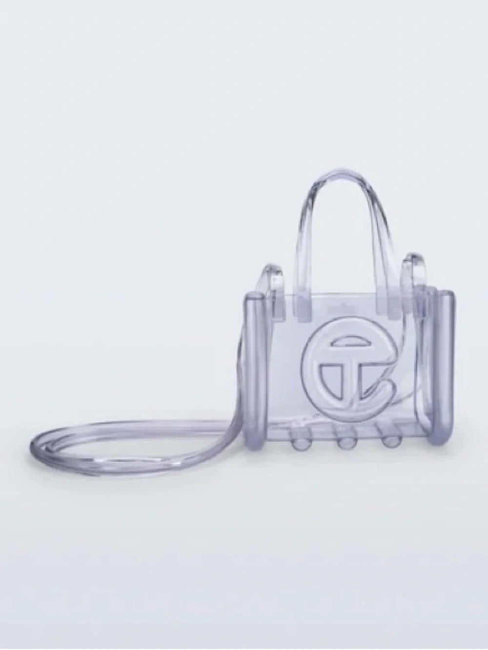 Telfar x Melissa Transparent Small Crossbody Tote